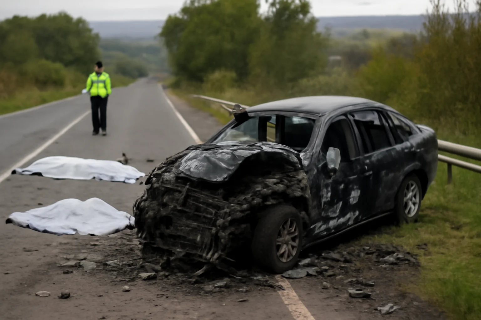 Tulcea, Balabancea: accident mortal pe drum