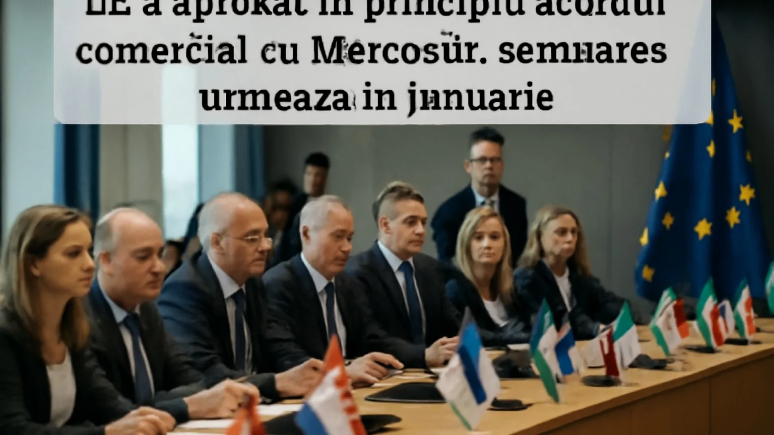 UE a aprobat în principiu acordul comercial cu Mercosur; semnarea urmează în ianuarie