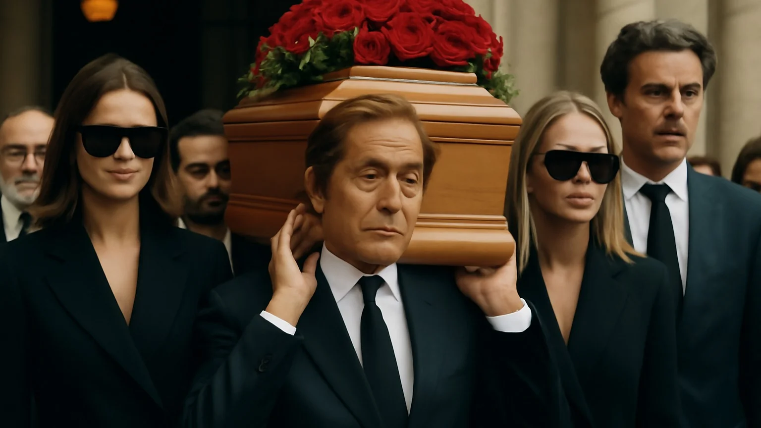 Valentino Garavani înmormântat la Roma; lumea modei a participat la funeralii